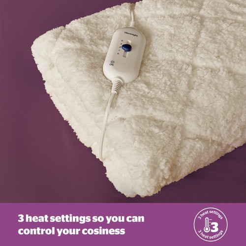 Silentnight Teddy Fleece Electric Under Blanket Fleecy Sigle Double King Heated - Picture 17 of 43