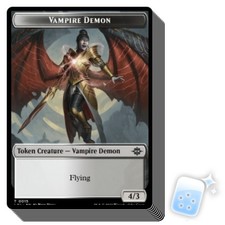 10 pcs VAMPIRE DEMON TOKEN (015) The Lost Caverns Of Ixalan LCI Magic MTG CARD