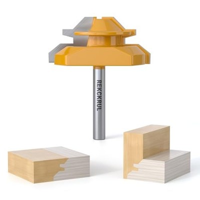 Professional 45 Degree Lock Miter 1/4''shank * 3/4''stock 1/4''shank * 3/4''stock