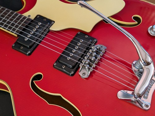 1964 Mosrite Celebrity Electric Guitar Early Production Cherry Original W/OHSC - Picture 5 of 23