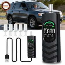 Testsieger Alkoholtester Polizeigenau Promille-Test Atem-Messgerät 5 Mundstücke