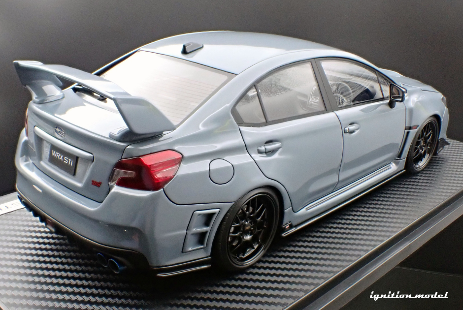 ignition model IG3612 1/18 SUBARU WRX CBA-VAB STI Gray Khaki Model