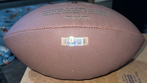 NFL Auto / Signed NFL Wilson Ball Autograph COA Beckett BAS Legend QB - Picture 7 of 10