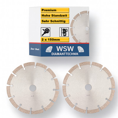 Diamanttrennscheibe 150 mm Flex | Beton Granit Universal | 22,23 mm Aufnahme | 1