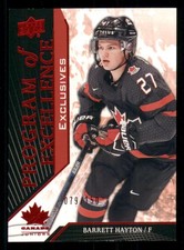 2019-20 Upper Deck Team Canada Juniors Exclusives #122 Barrett Hayton POE /150
