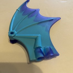 Lego Elves The Water Dragon Adventure 41172 Wing piece Teal With Purple Trailing