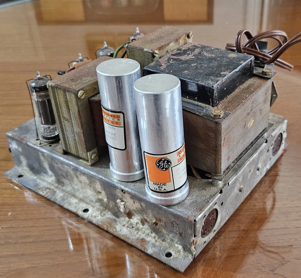 Grundig Quad EL84, 12AX7 tube amplifier NF20, NF 20U  Amp - Image 4 of 4