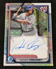 2024 Bowman Chrome Prospects Andrew Pinckney Autograph Mega Box ROOKIE RC