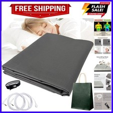 Organic Grounding Sheet 13 Silver for Bed Sleeping Therapy with Safest Ground