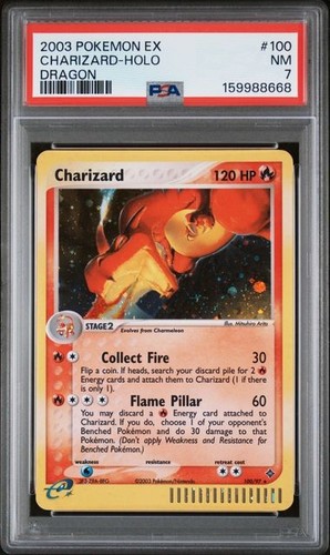 Charizard graded PSA 7 for sale on eBay