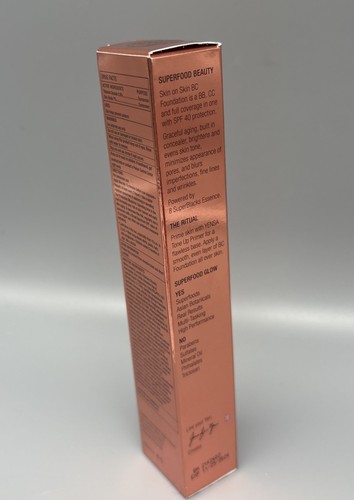 NIB Yensa Beauty Skin on Skin BC Foundation MEDIUM WARM 1 fl oz / 32ml NIB - Picture 5 of 7