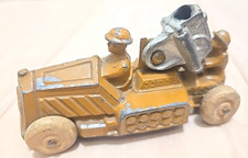 Vintage Barclay Lead Anti Aircraft Metal Military Truck with Two Army Men