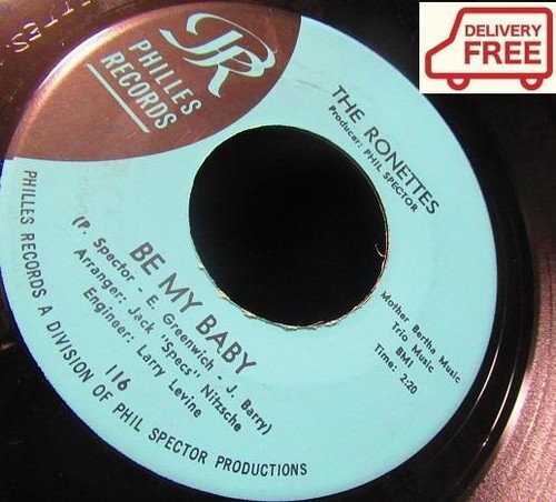 3 Rare B-Sided Difference/Blue Label Ronettes/Ronettes Be My Baby