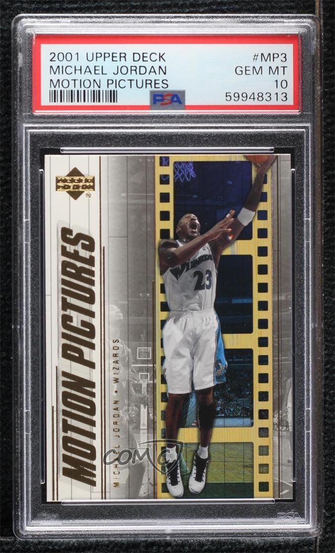 2001-02 Upper Deck Motion Pictures Michael Jordan #MP3 PSA 10 GEM MT HOF 09gu