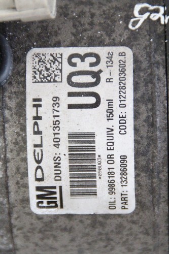 Compresseur D'Air Opel ZAFIRA B 110 kW 150 HP gasoline 53892 - Picture 3 of 4