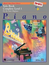 Alfred's Basic Piano Library Top Hits Solo Book Complete, Bk 1: For the Later B