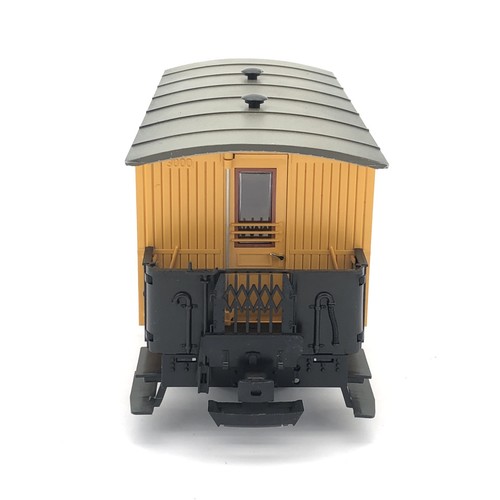LGB 3006 G Scale Dodge City & Great Western RR Passenger Coach w/ Box - Picture 5 of 10