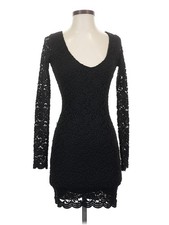 Forever 21 Women Black Cocktail Dress S