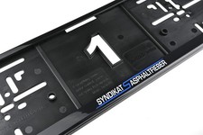 2 x BMW Kennzeichenhalter Kostenloser Versand