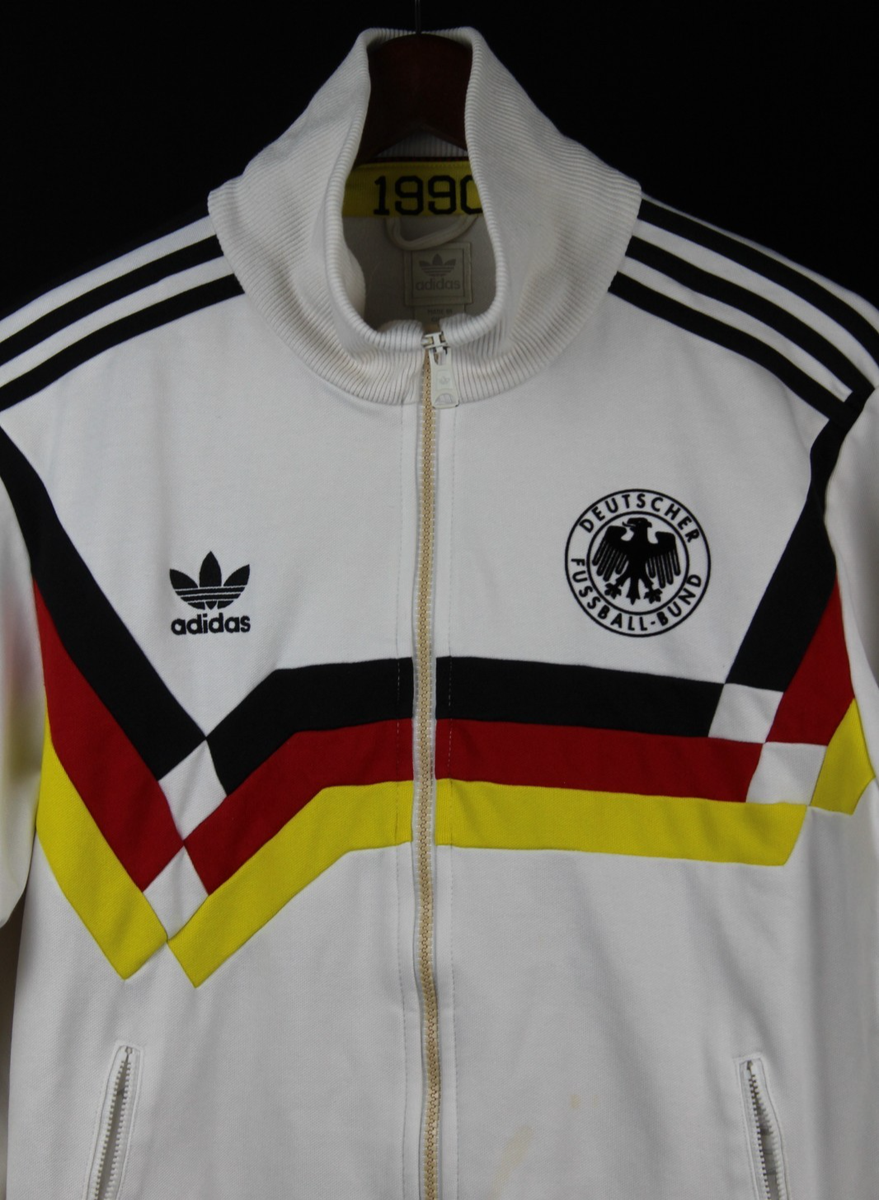 Vtg Adidas Germany Soccer FIFA World Cup Retro 1990 Track Jacket