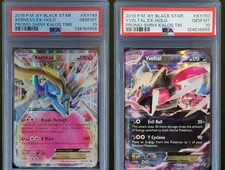 2016 POKEMON XY BLACK STAR PROMO SHINY KALOS TIN #XY150 YVELTAL EX PSA 10