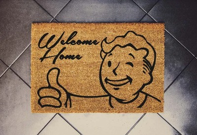 Fallout Boy Vault-Tec-Fußmatte | Nuka Cola -Fußmatte | Geschenke für Gamer |