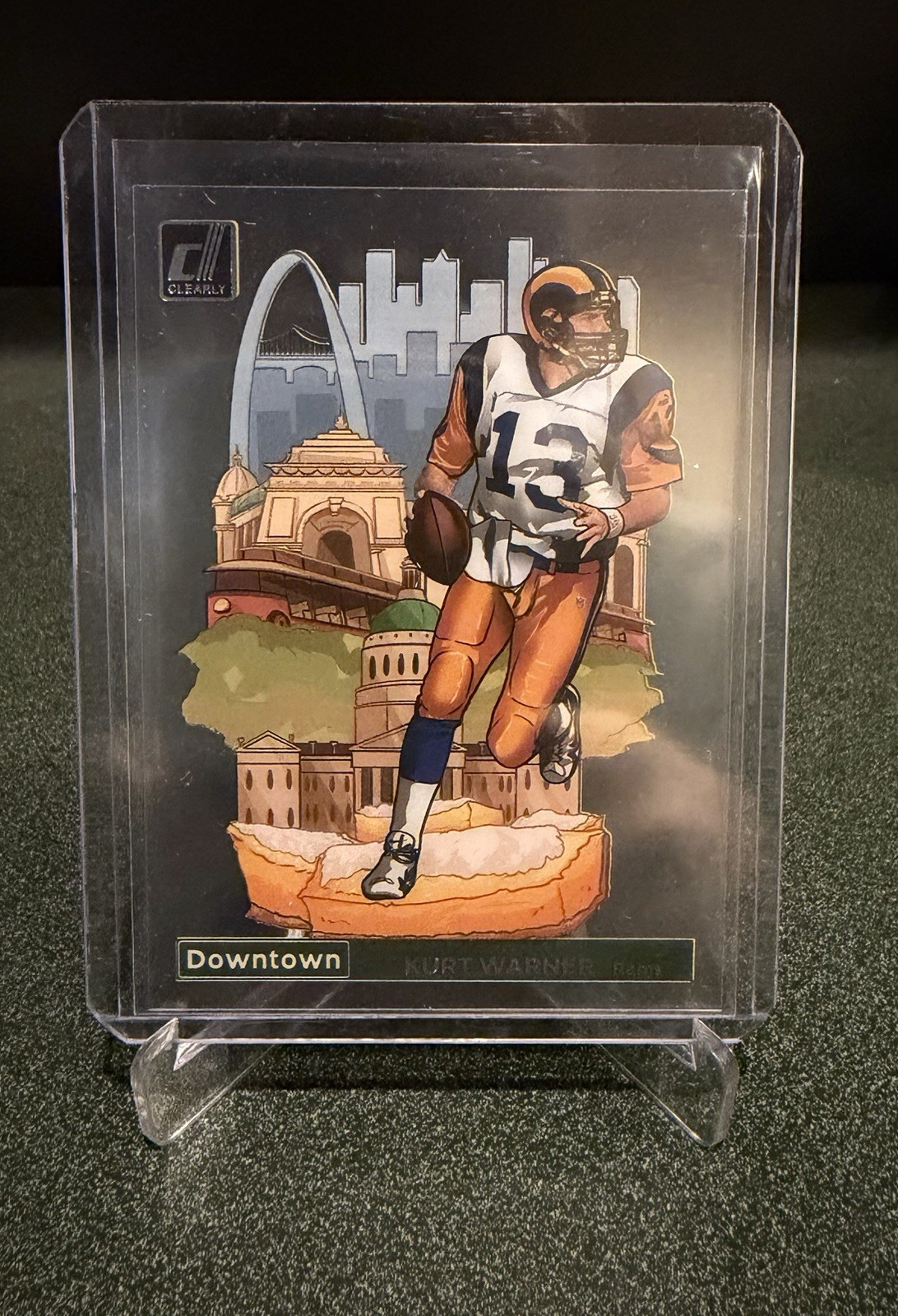 2022 Panini Clearly Donruss - Downtown Kurt Warner #DT-9 VERY RARE!!