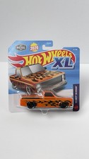 NEW 2026 Hot Wheels XL '83 Chevy Silverado Pickup Truck Orange W/ Flames