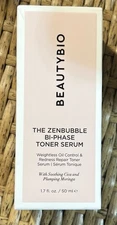 BeautyBio The ZenBubble Bi-Phase Toner Serum, 1.7 oz New/sealed Soothing