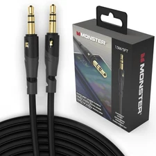 Monster Gen1 Essentials Mini-to-Mini Interconnect Audio Cable 3.5mm Male to M...