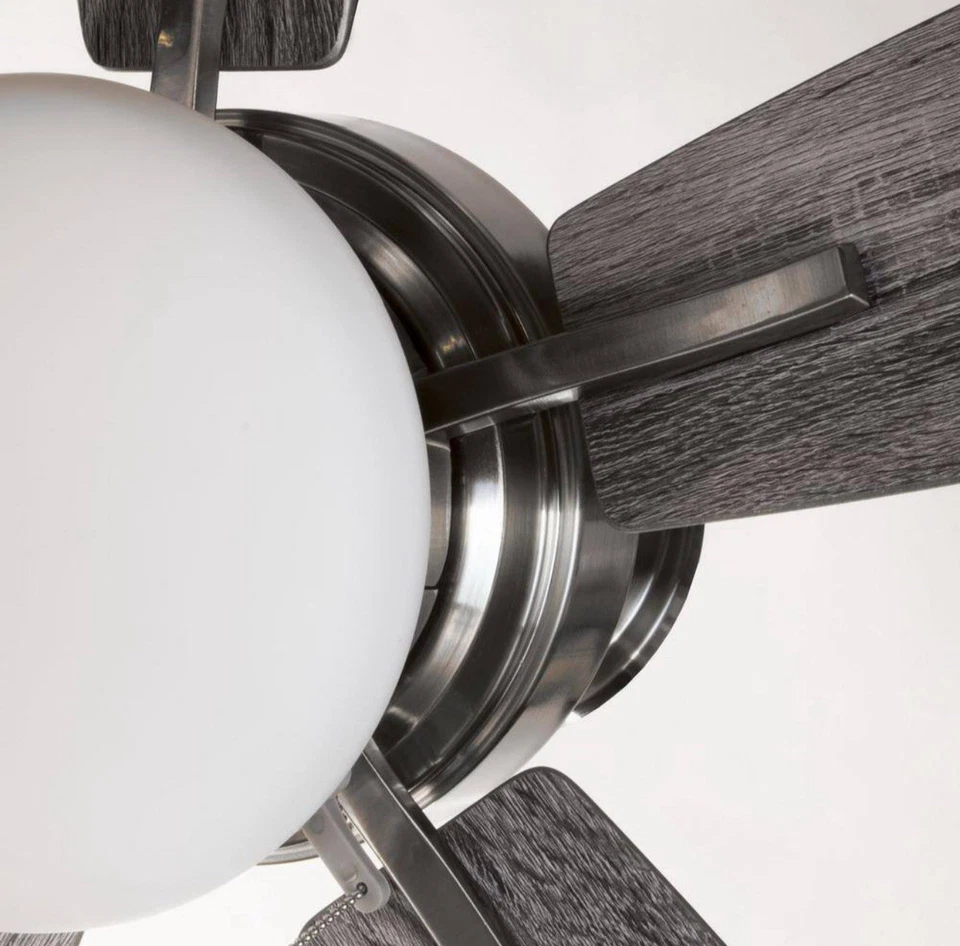 Silver/Grey 52” In. Indoor Ceiling Fan with LED Lights and Remote Control - Image 3 of 4