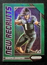 2023 Quentin Johnston Panini Prizm Draft Picks New Recruits Rookie Green Prizm
