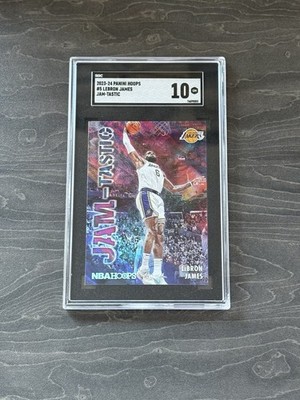 2023-24 Panini Hoops Jam-Tastic Lebron James Holo SGC 10