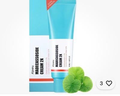 A'PIEU Madecassoside Cream 2X (1.69 fl oz) - for Combination&Blemish-Prone Skin