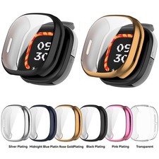 For Fitbit Ace LTE Watch Case TPU Plating Screen Protector Frame Cover Full Case