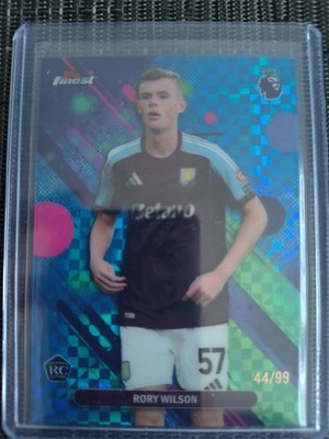 Topps Finest EPL 2025/26 Rory Wilson RC Aston Villa Numbered /99