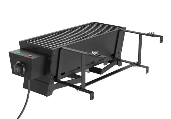 TEPRO GARTEN Tepro Balkon-Elektrogrill Redfield Grill 2 klappbare Standbeine 2900W Standgrill