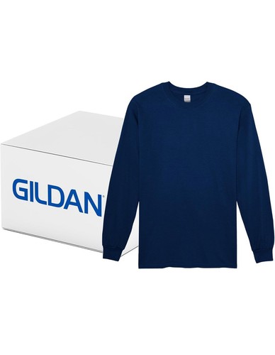 Gildan G2400 Ultra Cotton Long Sleeve US Cotton Heavyweight Plain Blank T-Shirt - Bild 4 von 4