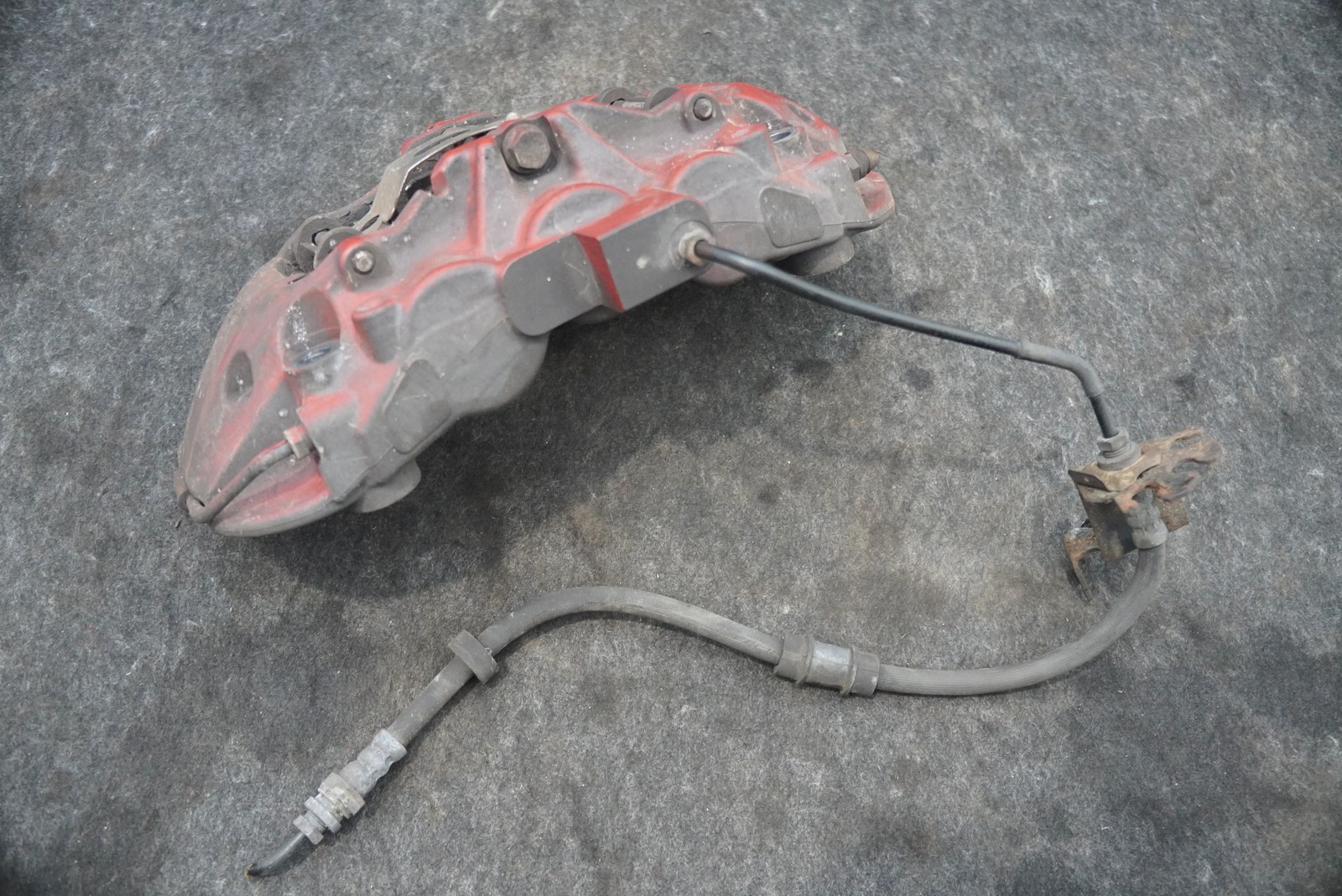 Front Right Brake Caliper Brembo Red OEM Maserati Quattroporte M156 2016