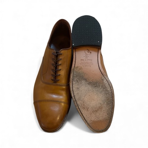 Allen Edmonds Park Avenue Oxford eleganter Schuh mit Kappe Größe 11 EEE walnussbraun - Bild 6 von 6