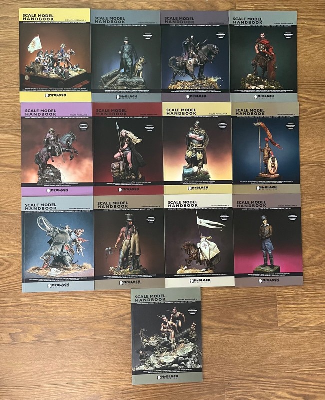 Mr Black Scale Model Handbooks - Lot of 13