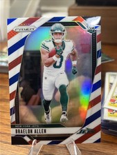 2024 Panini Prizm Braelon Allen #311 RC Red White Blue Prizm Rookie Card Jets
