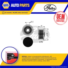 Overrunning Alternator Pulley fits CITROEN Clutch Gates Top Quality Guaranteed