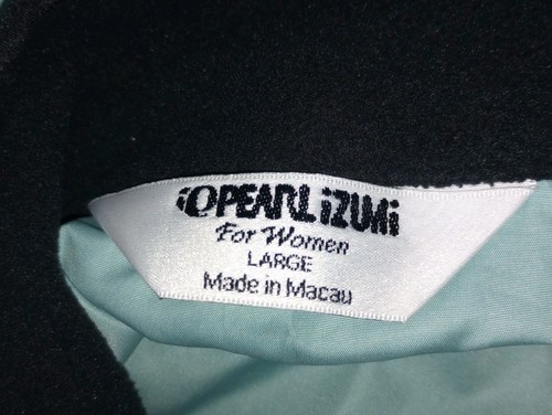 Pearlizumi Cycling Vest Windbreaker Womens Size Large Mint Green Reflective - Picture 5 of 6