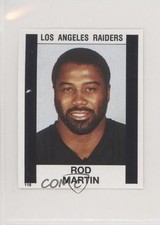 1988 Panini Album Stickers Rod Martin #116 0q3