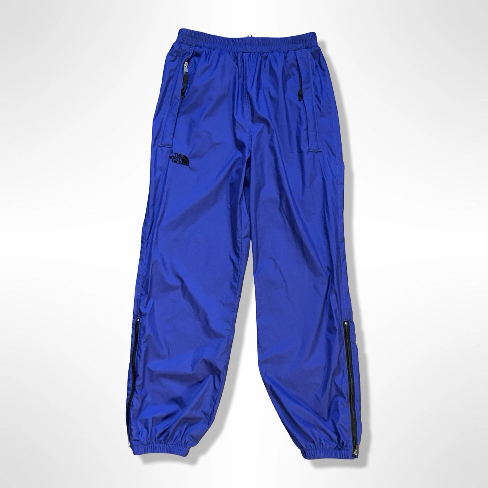 Vintage The Northface Men’s Windbreaker Pants Medium Bluish Purple Ski Light