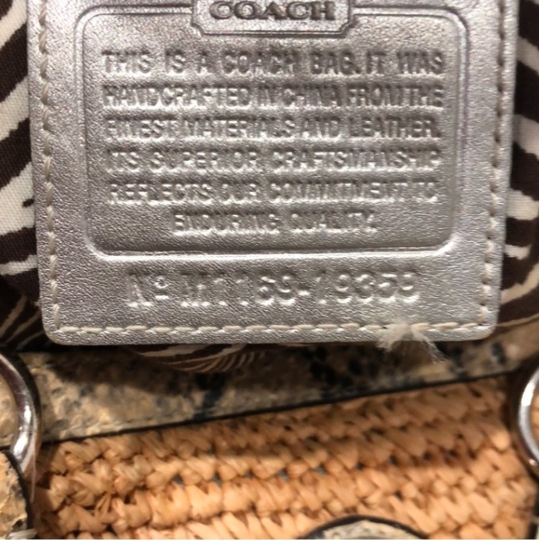 Coach Hamilton Python Shoulder Bag - image 11
