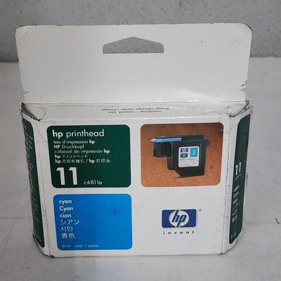 #ad #ad HP 11 C4811A Cyan Printhead Genuine New Sealed Box Free Ship $68.99