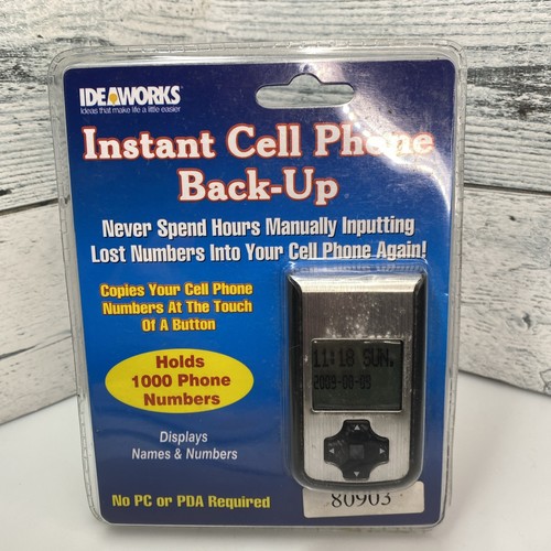 BRAND NEW! IDEAWORKS Instant cell phone Back-Up. - 第 1/3 張圖片