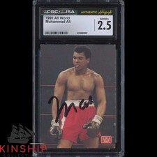 Muhammad Ali Boxing Cards and Autographed Memorabilia Guide 41